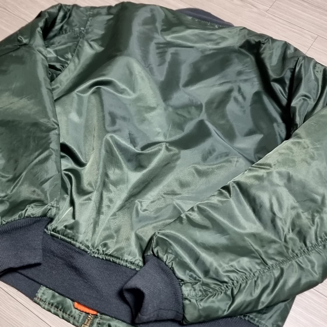 로스코 카키색 MA-1 항공 점퍼(XL) 상품이미지7