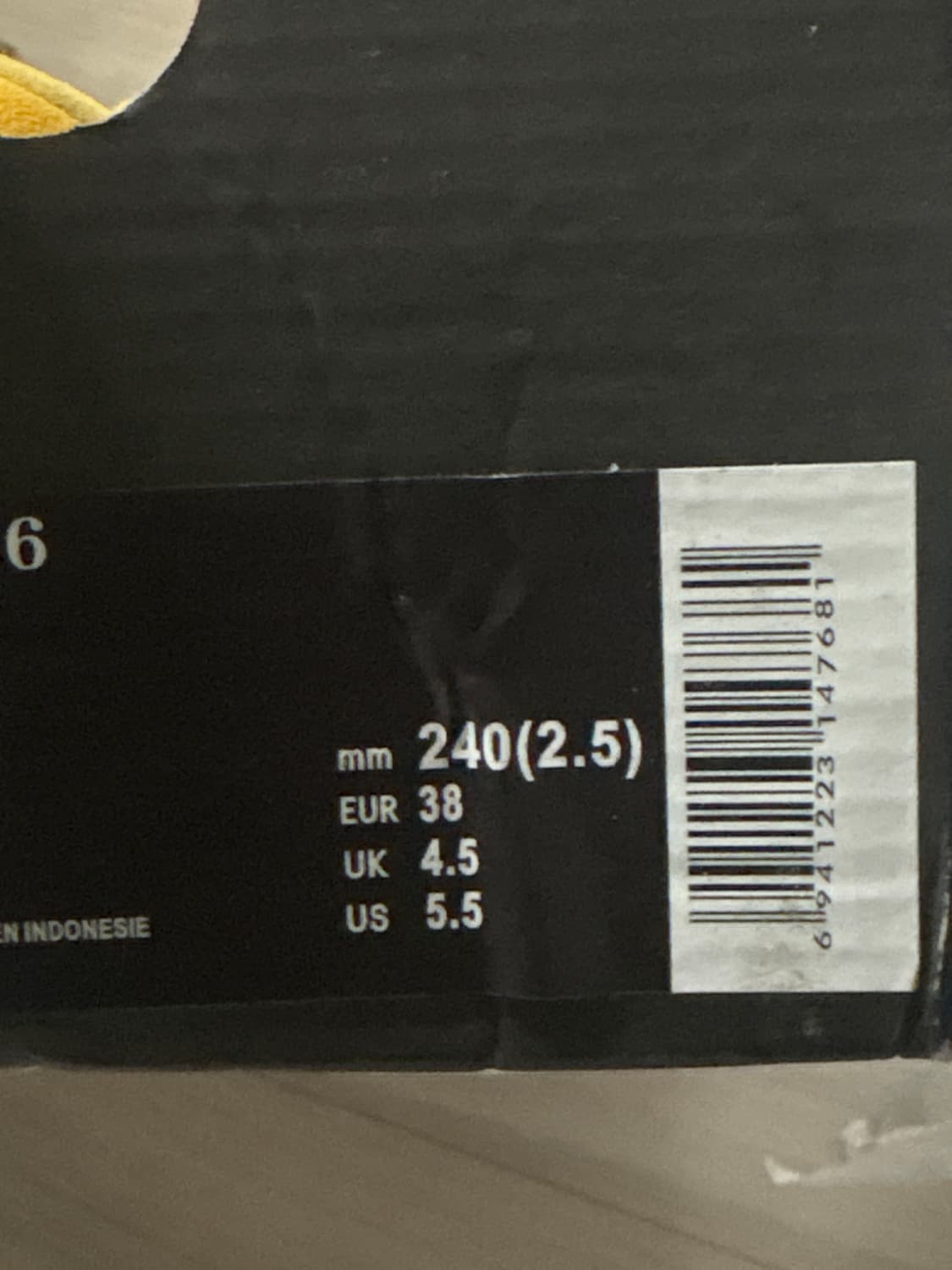 오니츠카타이거 멕시코66 옐로우 240 새상품 상품이미지3