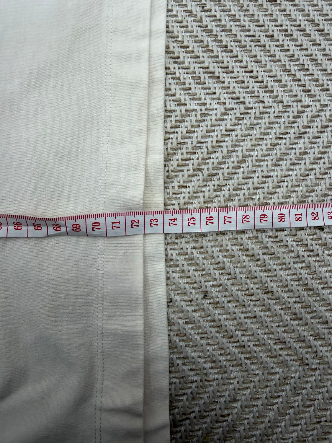 정품) 우영미 백로고 로고 반팔 티셔츠 50 상품이미지10