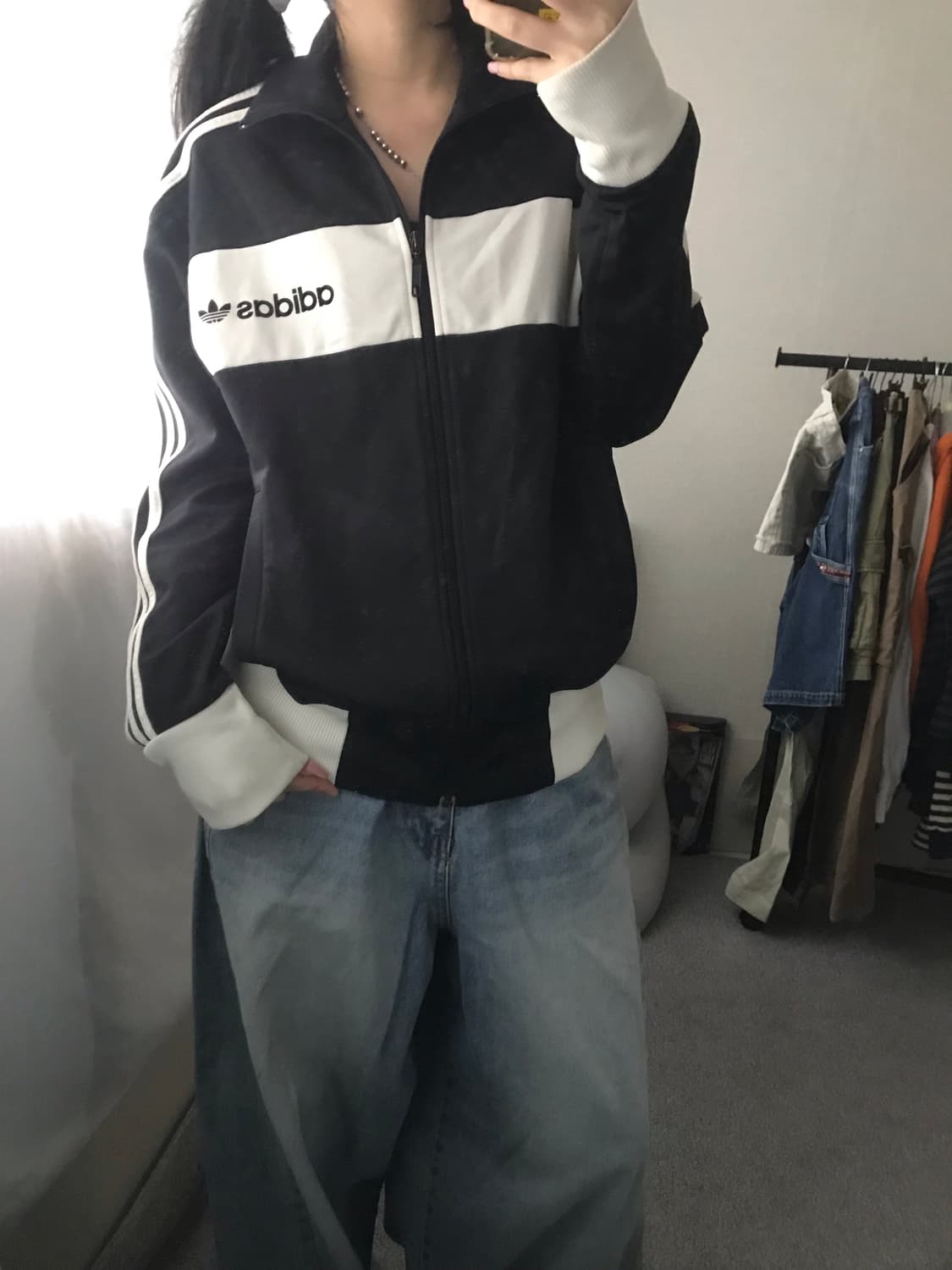 아디다스 검흰 져지 상품이미지2