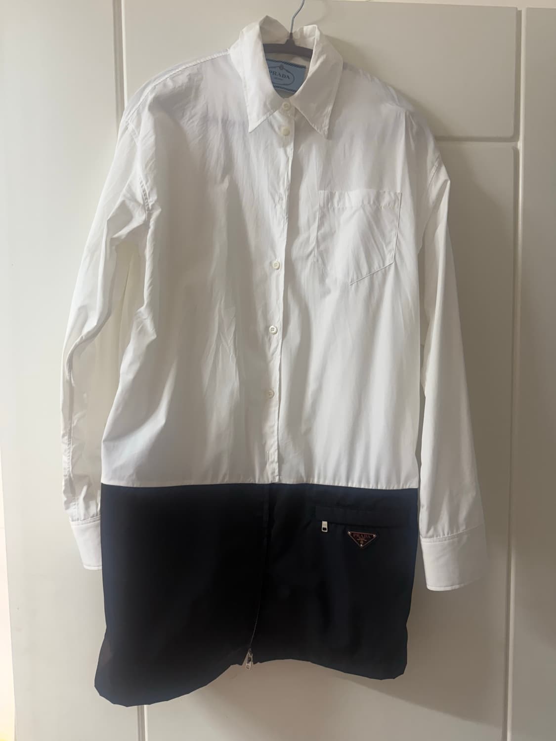 프라다 나일론 셔츠 원피스 38 prada 상품이미지2