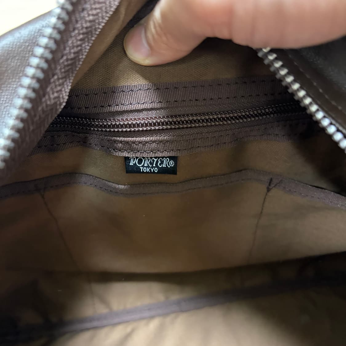 요시다포터 porter 프리스타일 보스턴백 브라운 (미사용에 가까움) 상품이미지8