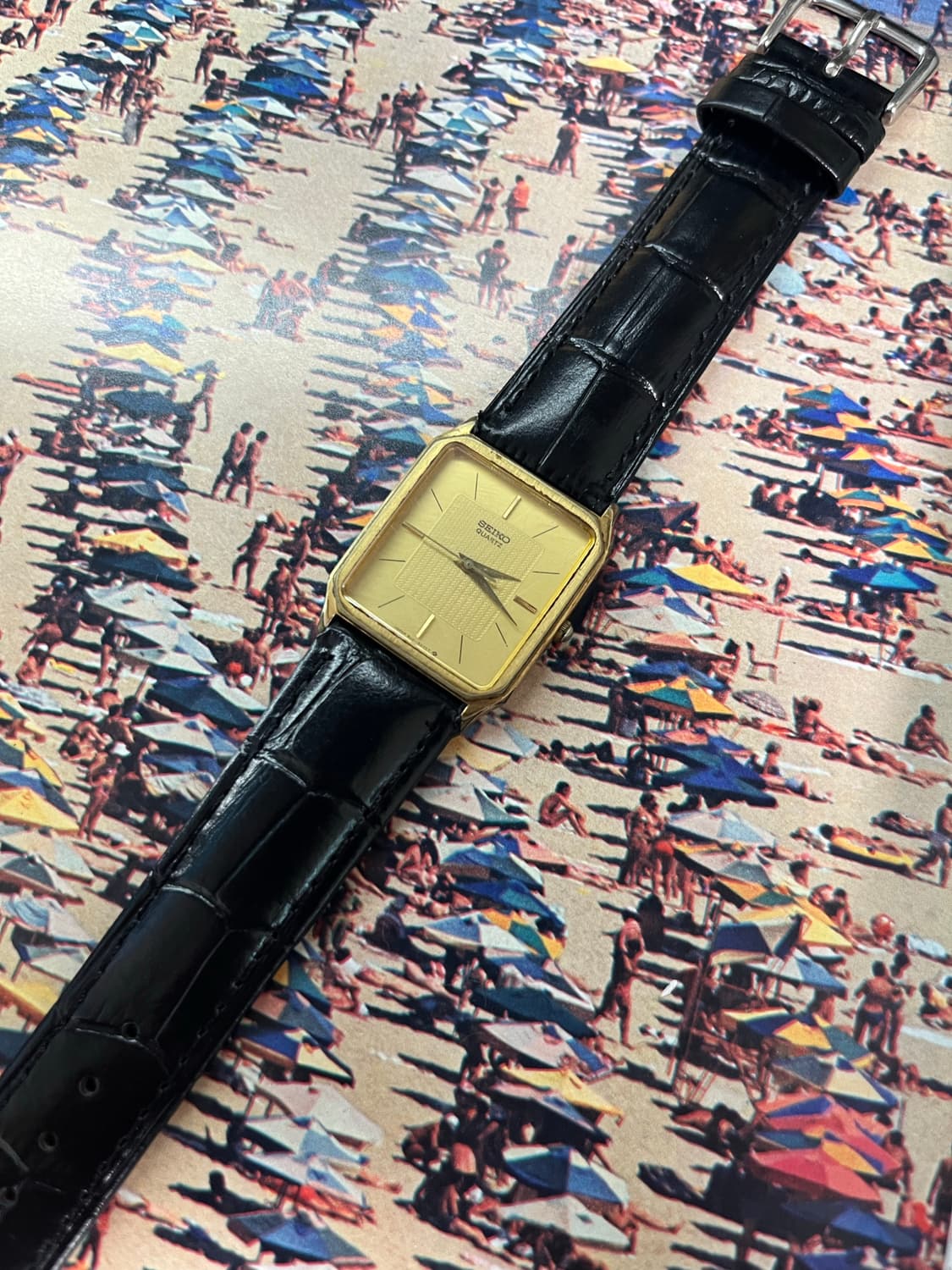 Vintage Seiko Quartz Tank Watch  상품이미지2