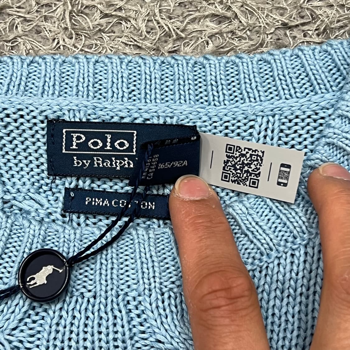 [95] 폴로 랄프로렌 신형 반팔 니트 (새상품) 상품이미지4