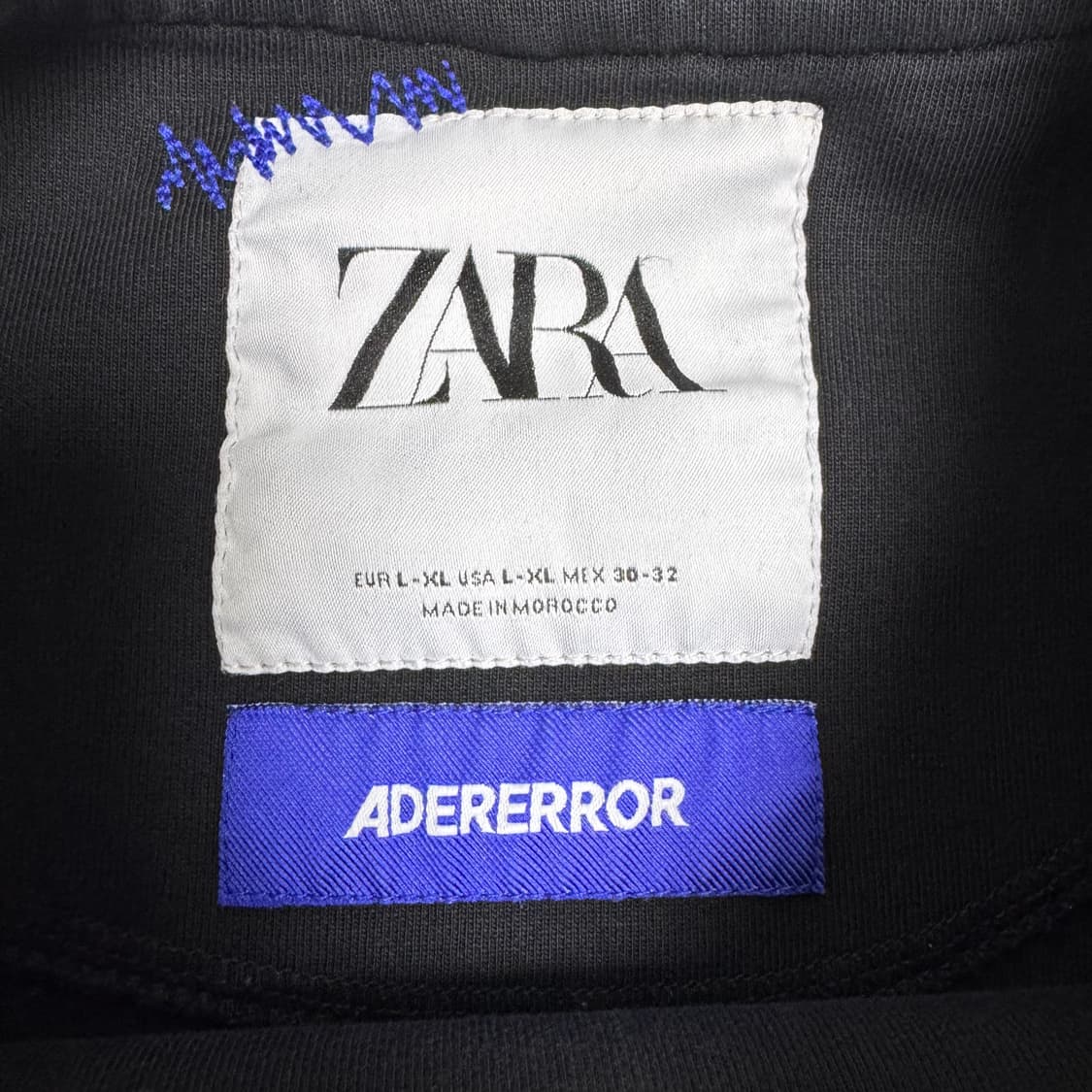 자라x아더에러 오버사이즈 스웨트셔츠 블랙 L-XL 상품이미지3