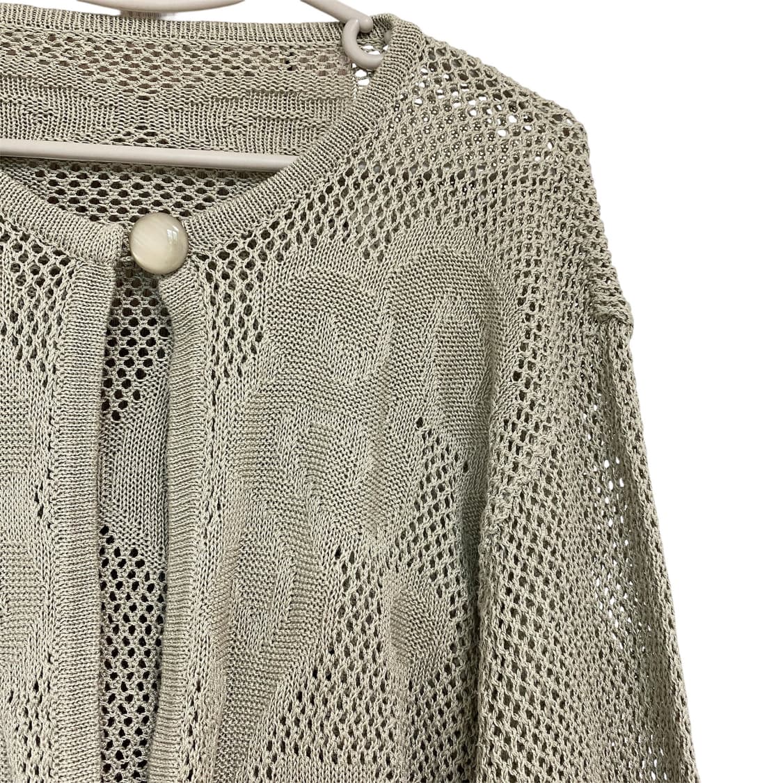 애쉬 브라운 크로쉐 가디건  상품이미지4