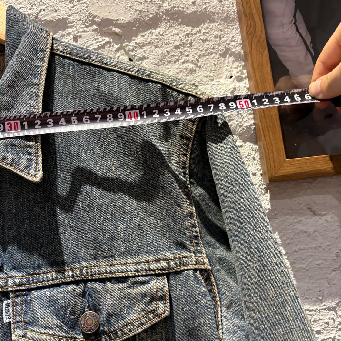 EDWIN 빈티지 데님 트러커 자켓 상품이미지8