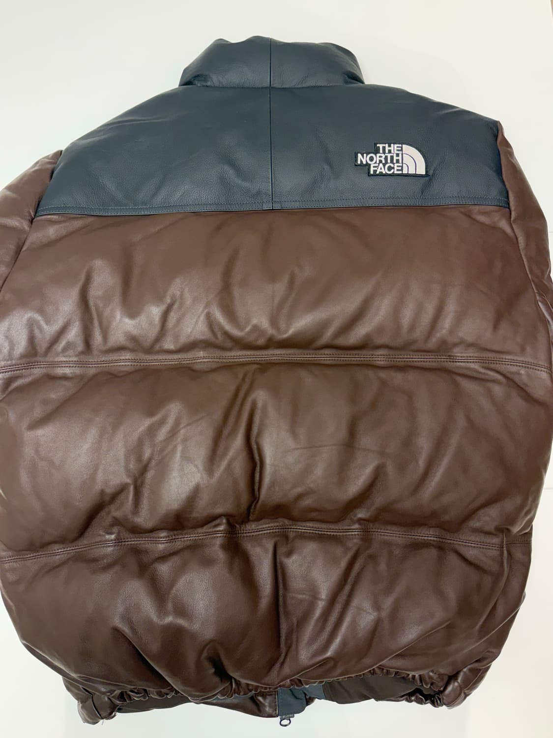노스페이스 눕시 레더 브라운 100 L사이즈  상품이미지3