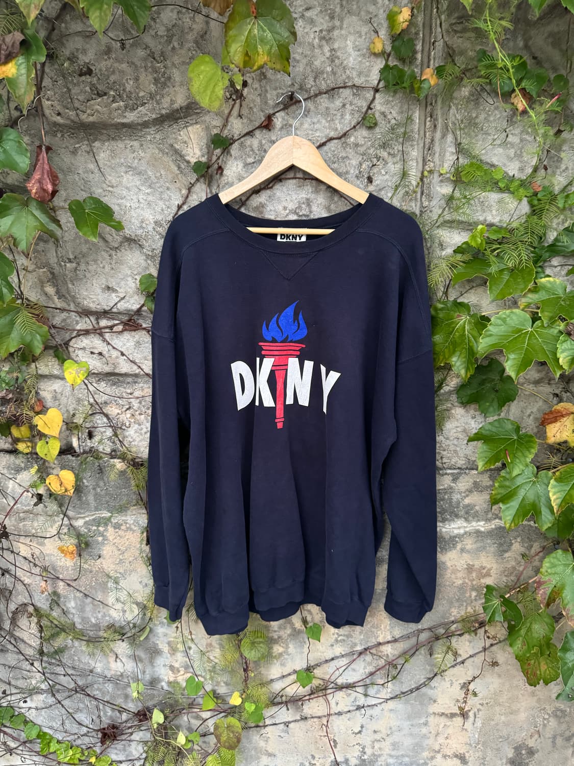 90s DKNY usa made 빈티지 프린팅 빅사이즈 스웻셔츠 맨투맨 상품이미지1