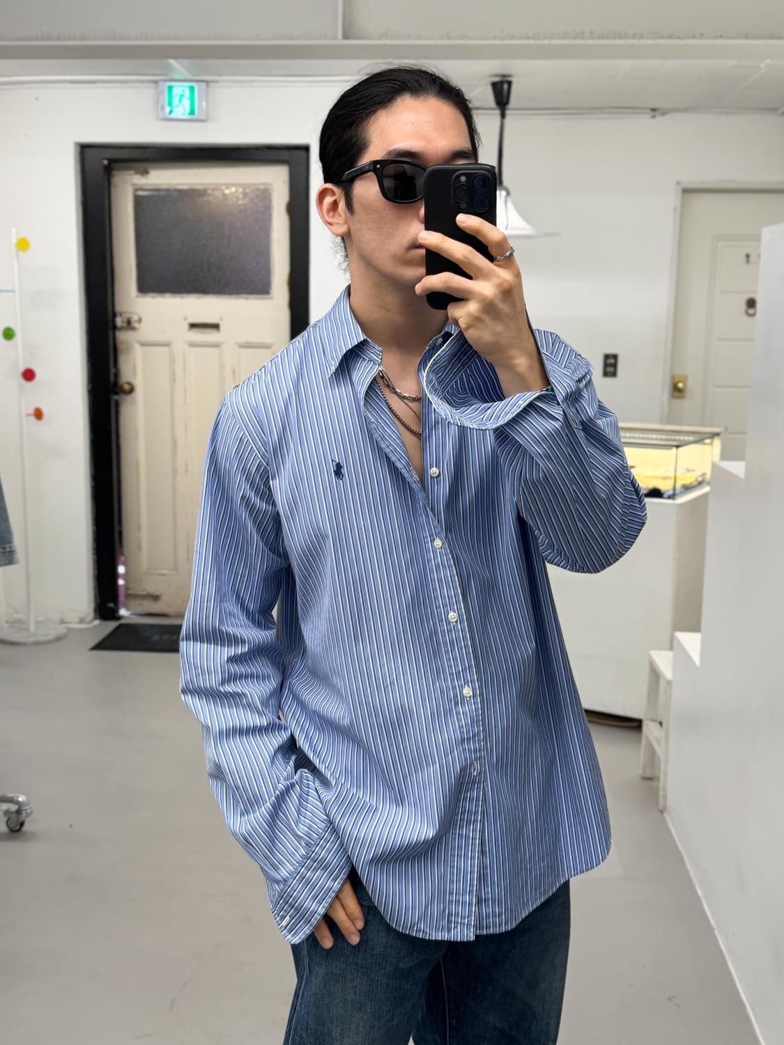 폴로 랄프로렌 스트라이프 셔츠 상품이미지2