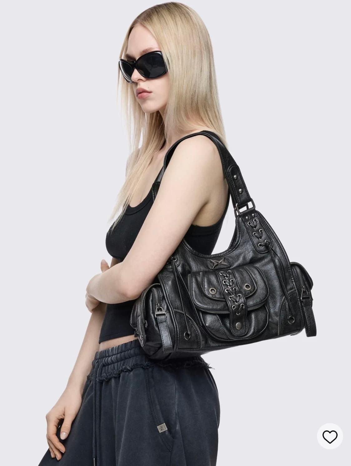 Minga london 비건 레더 숄더백 상품이미지1