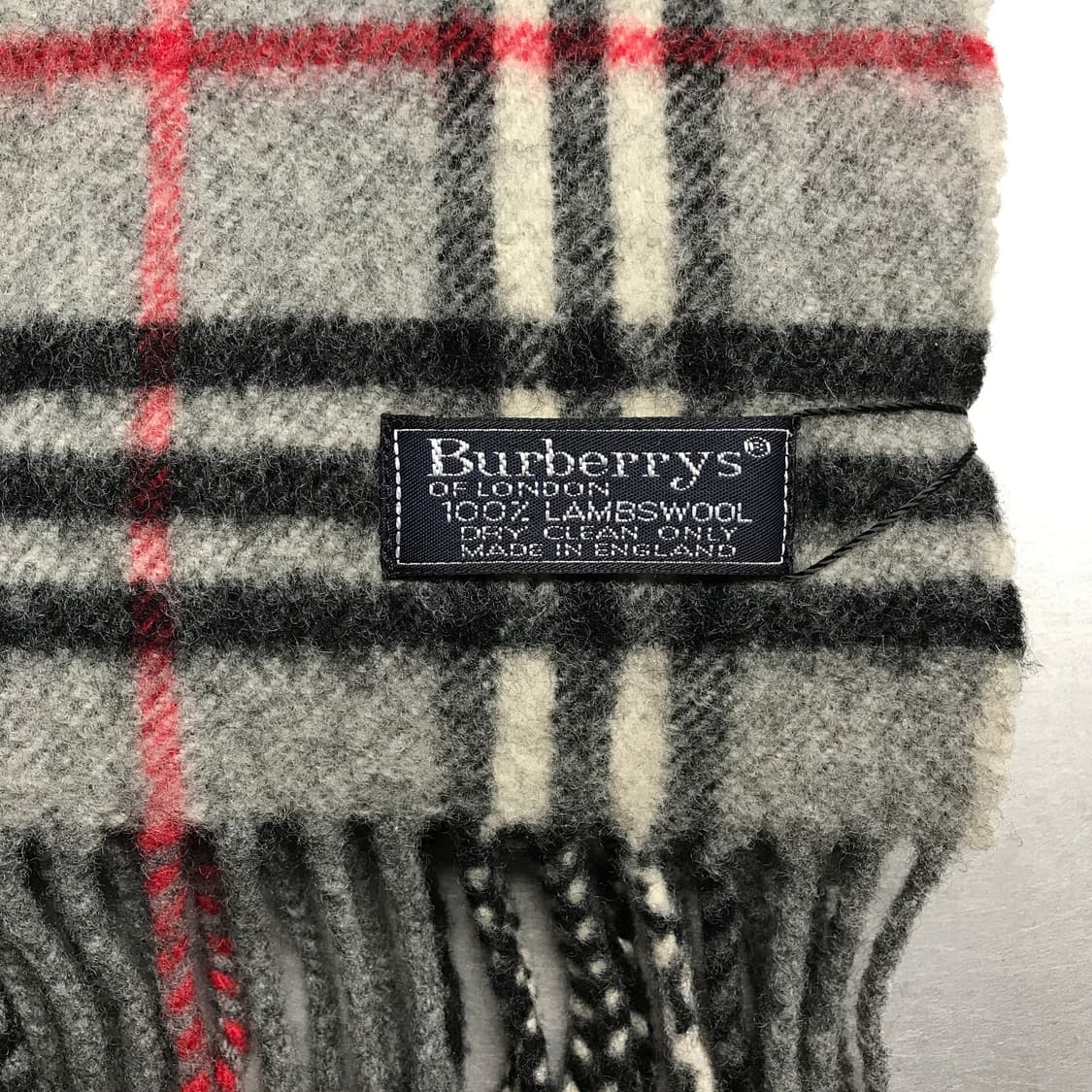 버버리 정품 램스울 머플러 그레이 상품이미지5