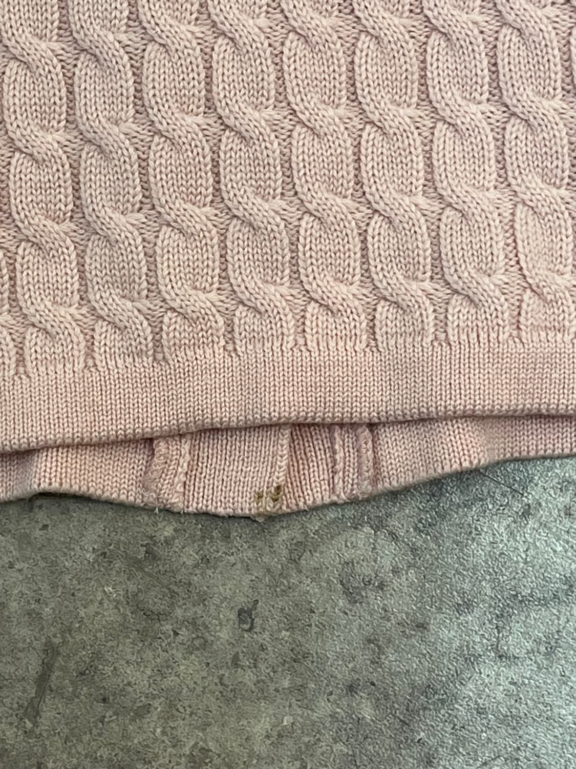 시스템 꽈배기 가디건 핑크 90 #csz2376 상품이미지9