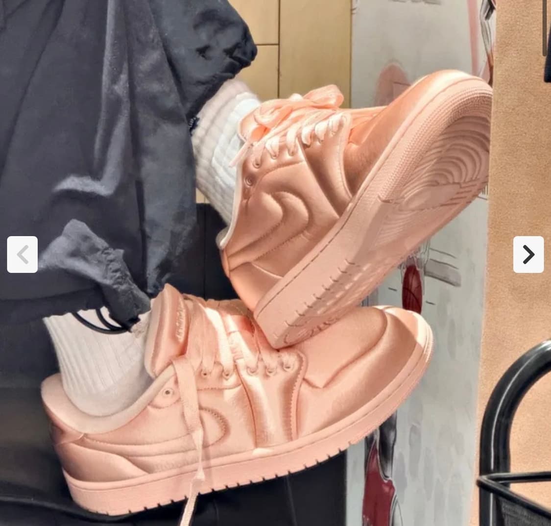 나이키 에어 조던1 로우 메소드 새틴 핑크 새상품 상품이미지1