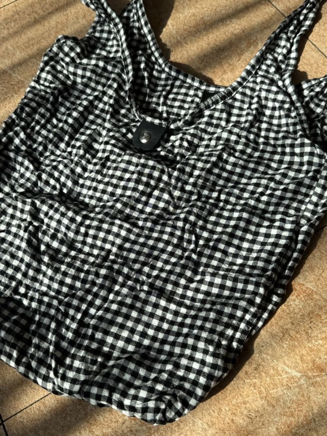 자라 체크 숄더백  상품이미지2