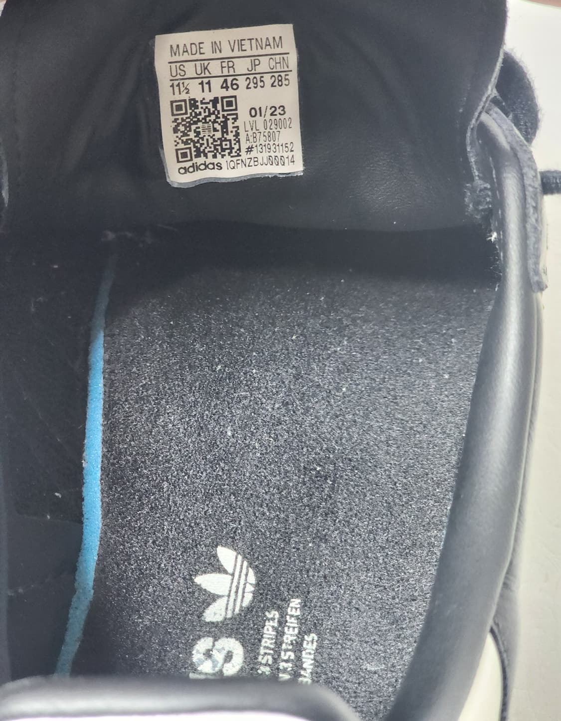 아디다스 삼바 OG 블랙 295mm 상품이미지8