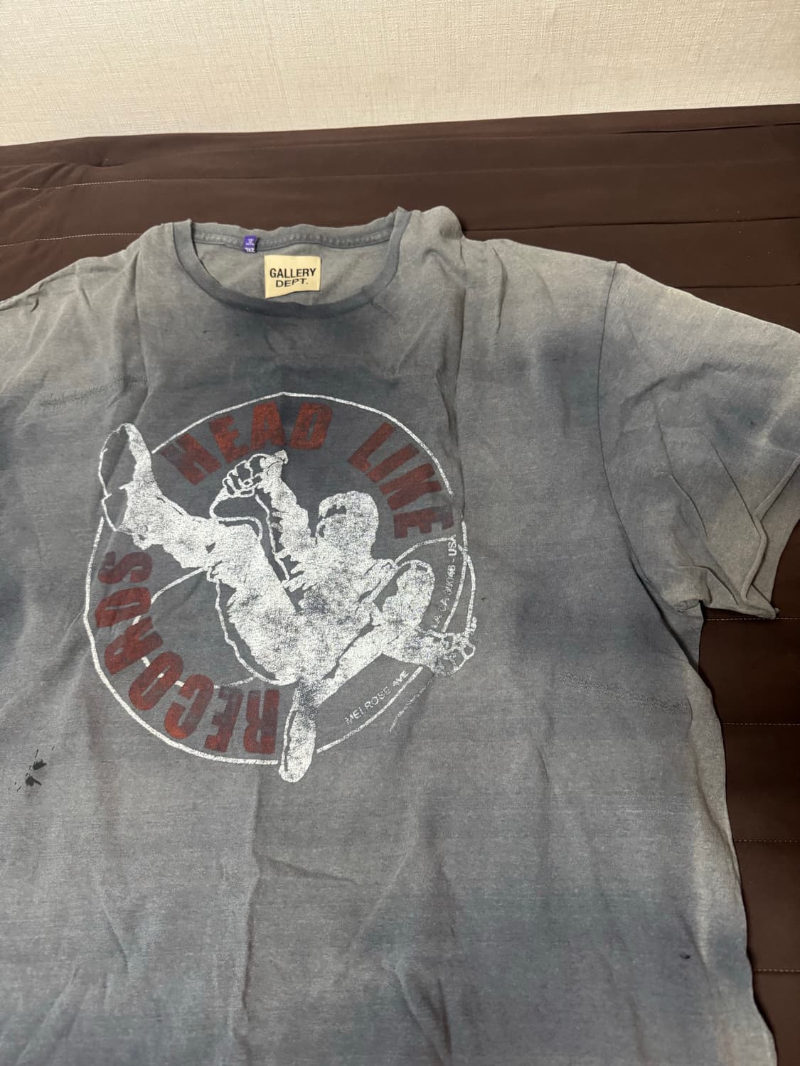 Gellery dept headline records 갤러리뎁 티셔츠 상품이미지5