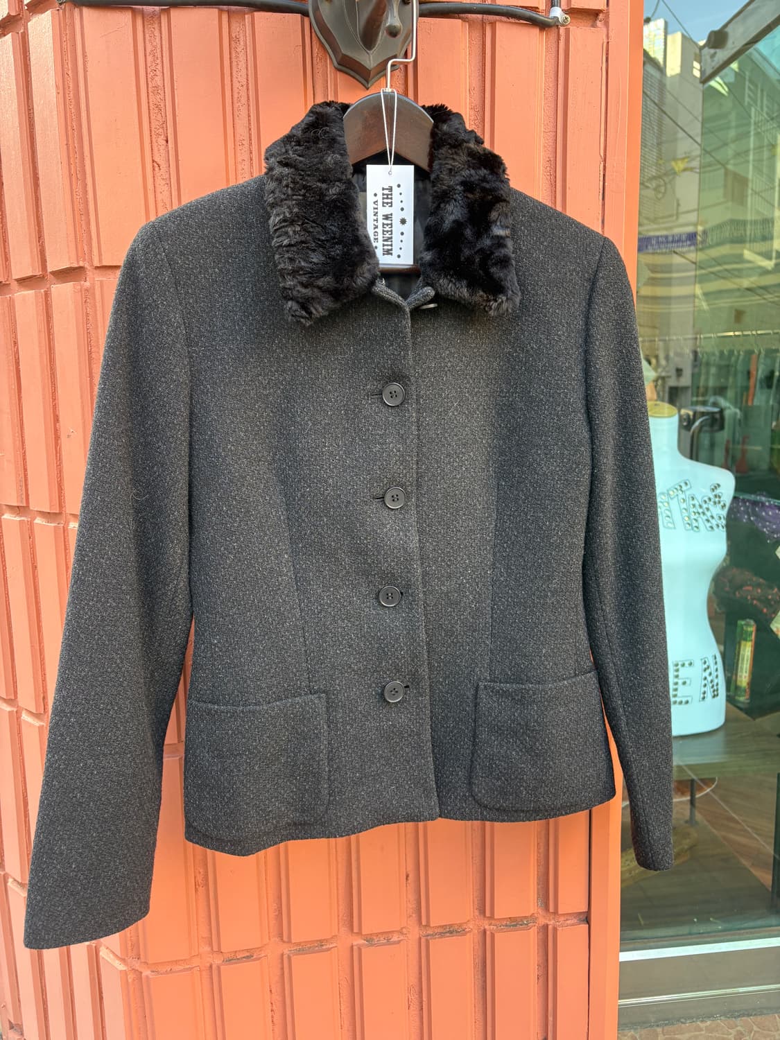 켈빈클라인 트위드 자켓 상품이미지1