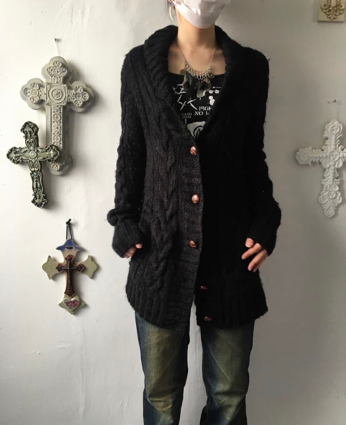 산빈티지 롱가디건 상품이미지1