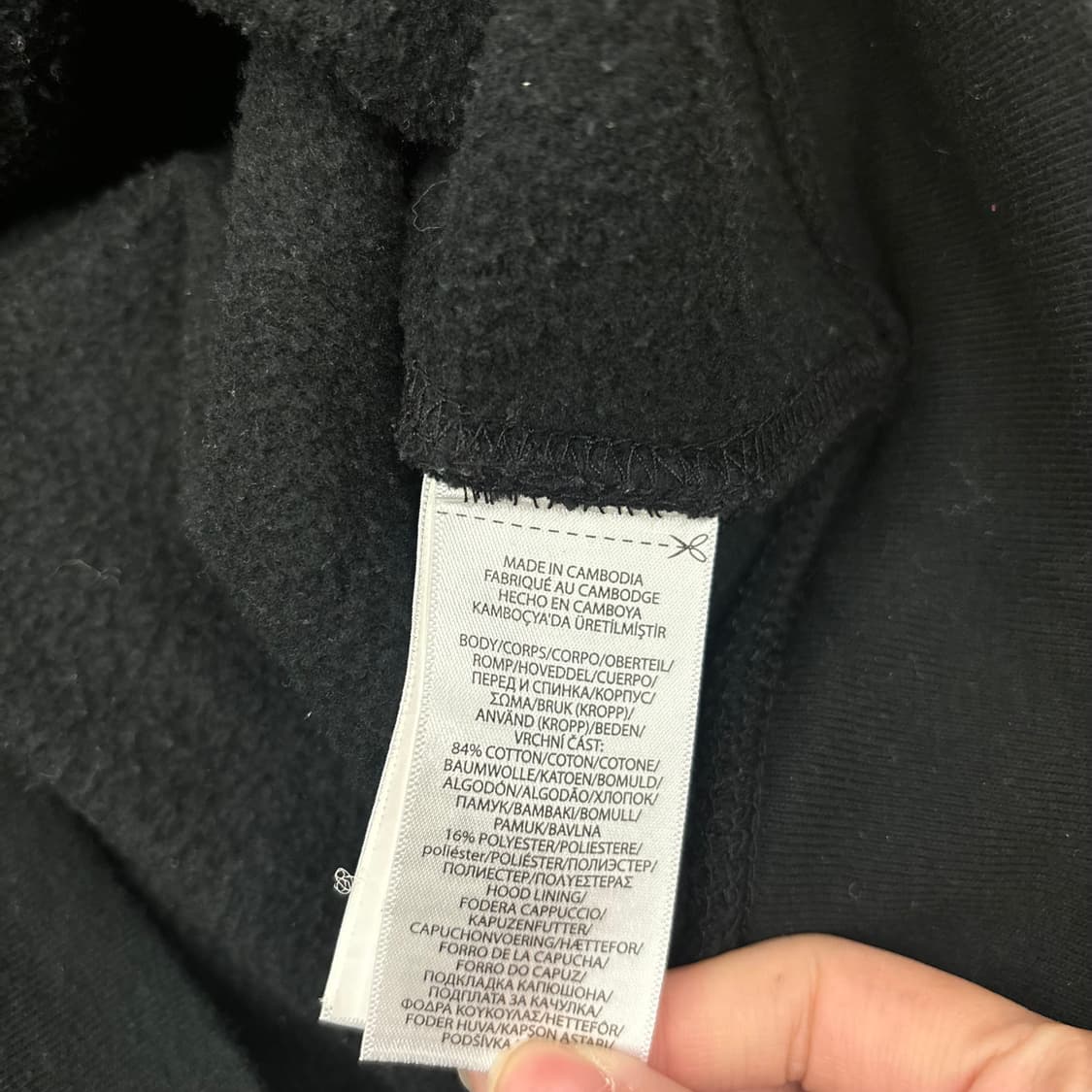 폴로 랄프로렌 검빨 블랙 레드 후드집업 상품이미지6