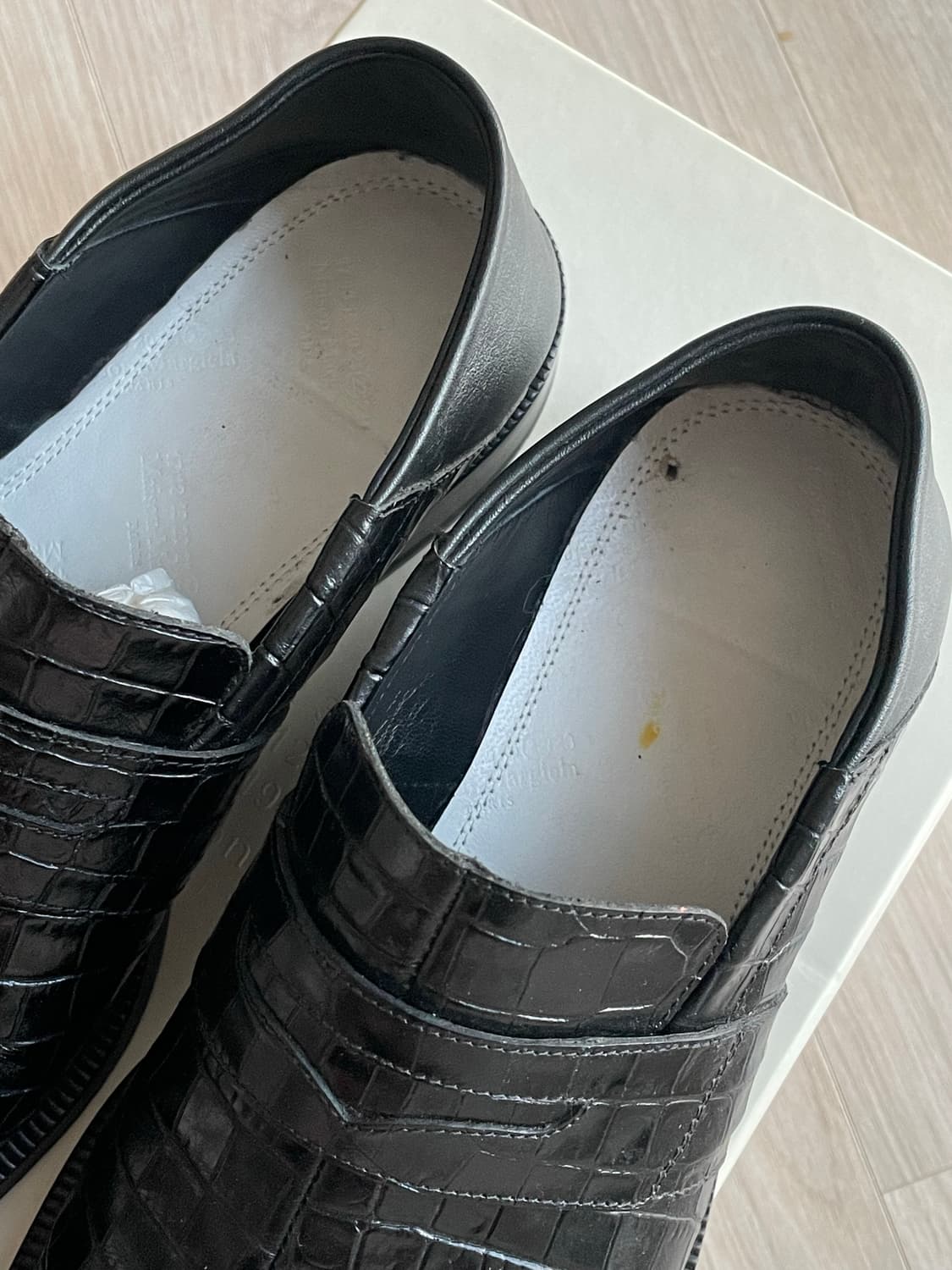 마르지엘라 타비 로퍼 크로커 패턴 36사이즈 상품이미지5