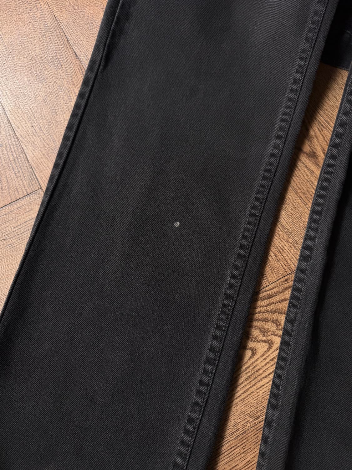 [38]리바이스 505 레귤러 스트레이트핏 흑청 데님 팬츠 상품이미지6