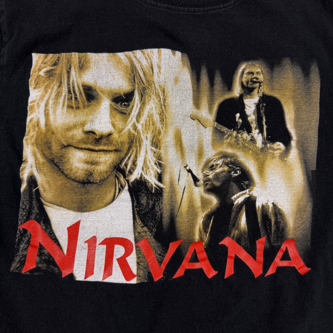 빈티지 Nirvana Kurt Cobain 너바나 커트코베인 티셔츠 상품이미지3
