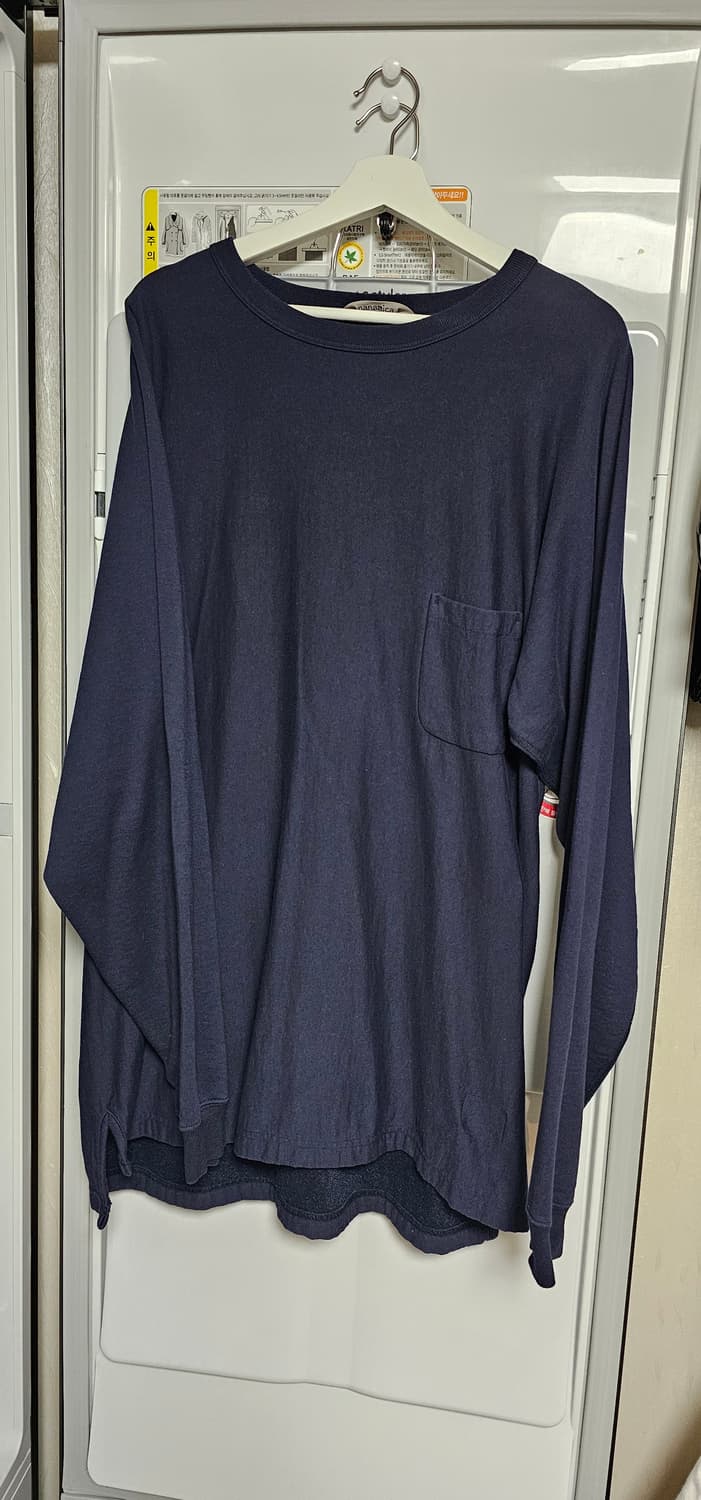 나나미카 코덴시 L/S 포켓 티 다크 네이비 상품이미지5