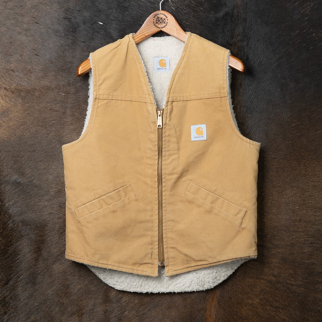 [95] 90s~ 칼하트 V03 덕캔버스 쉐르파 베스트 MT-1491  상품이미지1