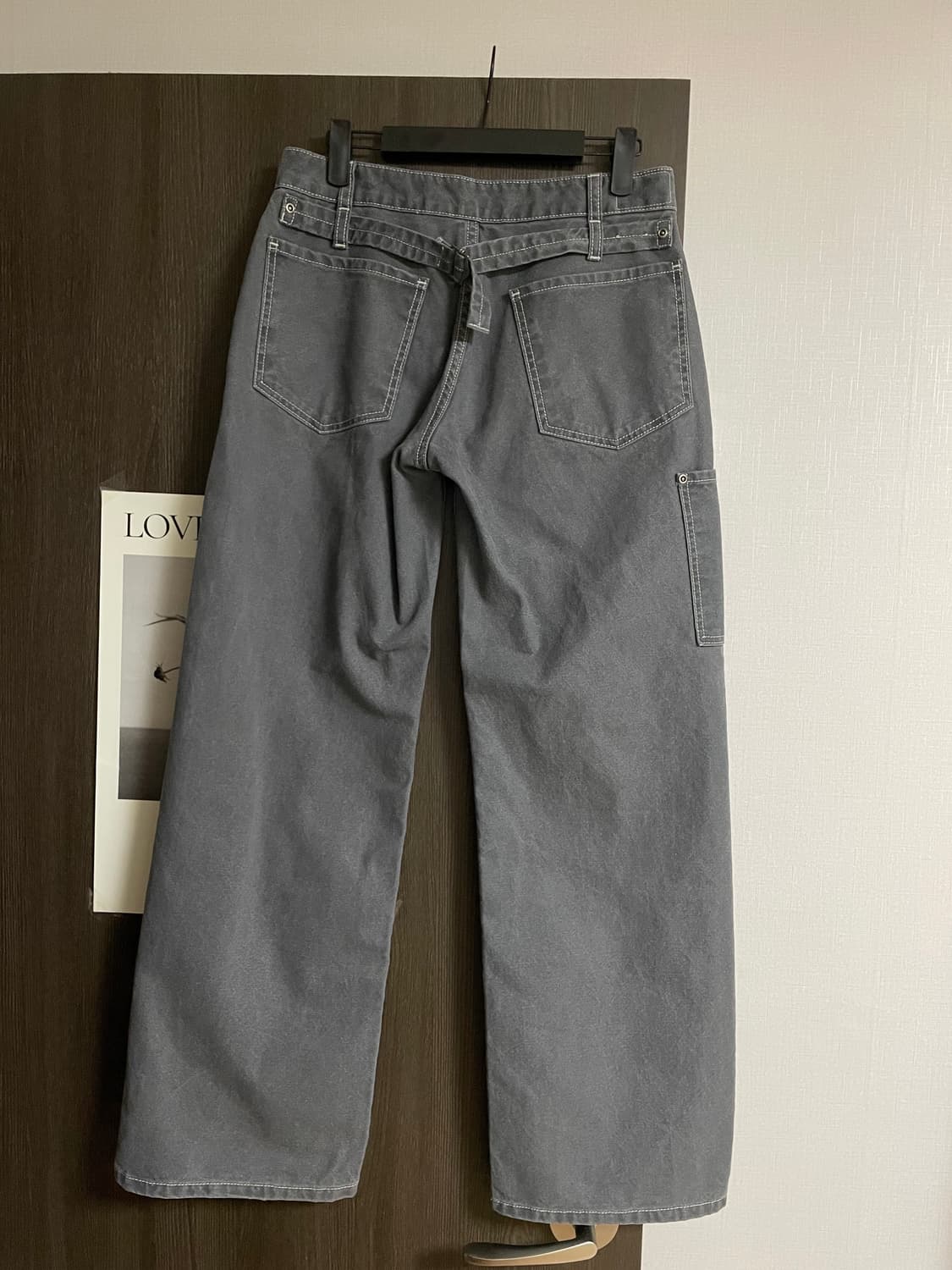 whoisshe 버튼 로우 진(ash) 상품이미지9