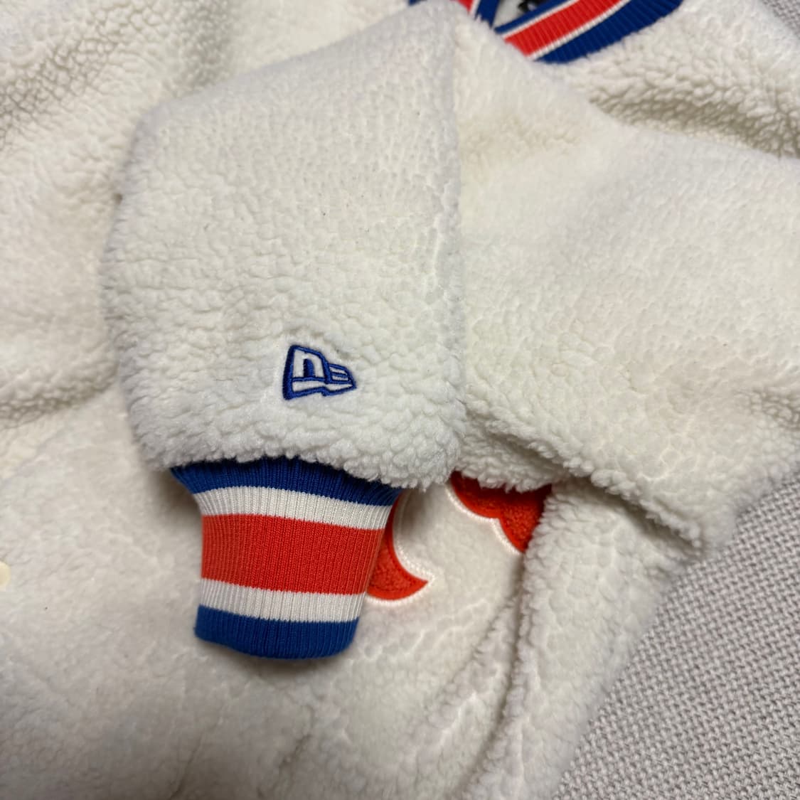 뉴에라 MLB 뉴욕 메츠 플리스 바시티 자켓 상품이미지5