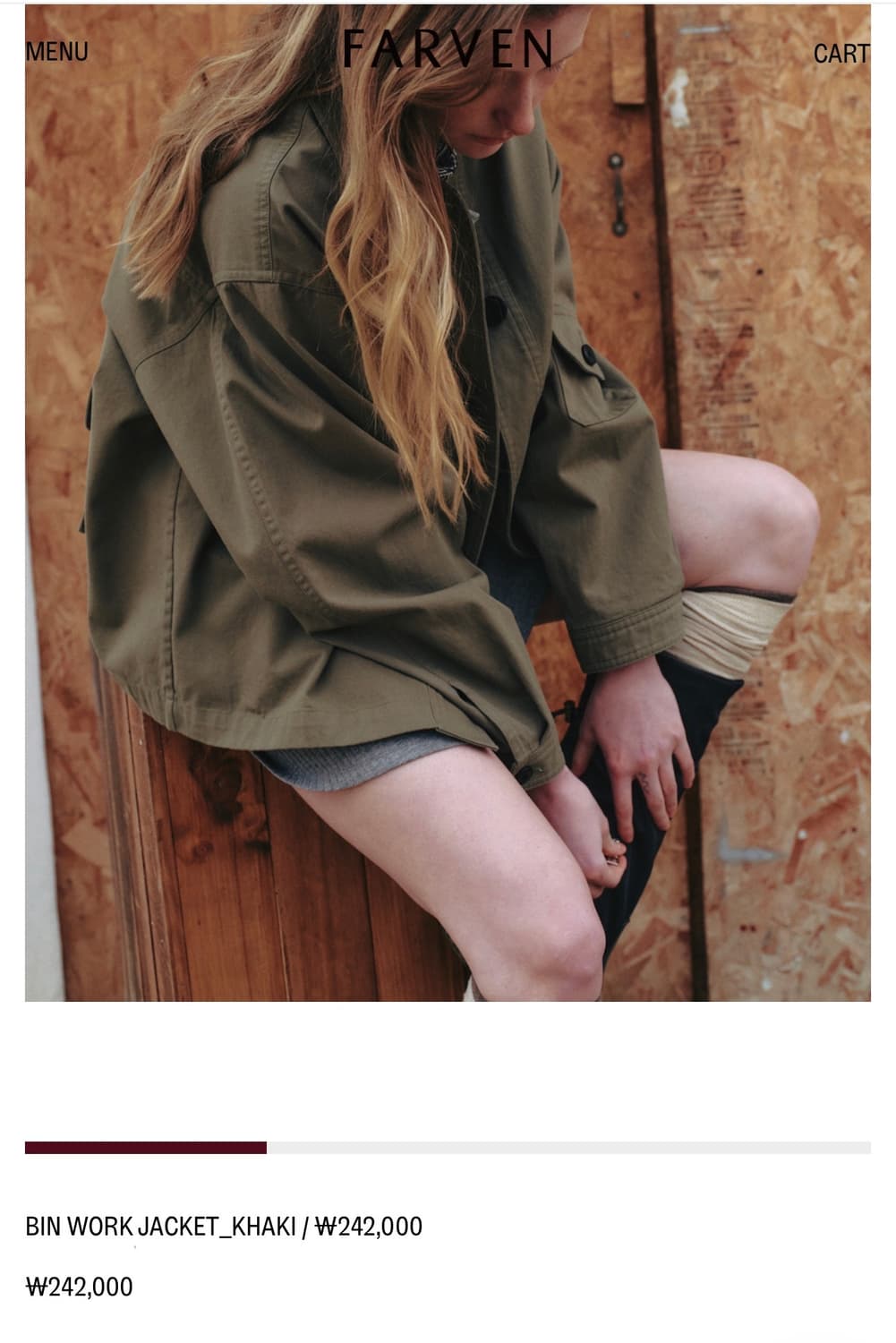 (새상품) 파르벵 야상 자켓 상품이미지3