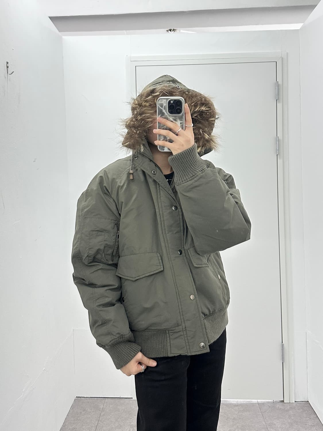 MAPS COMPANY detachable N2B fur crop jac 상품이미지2