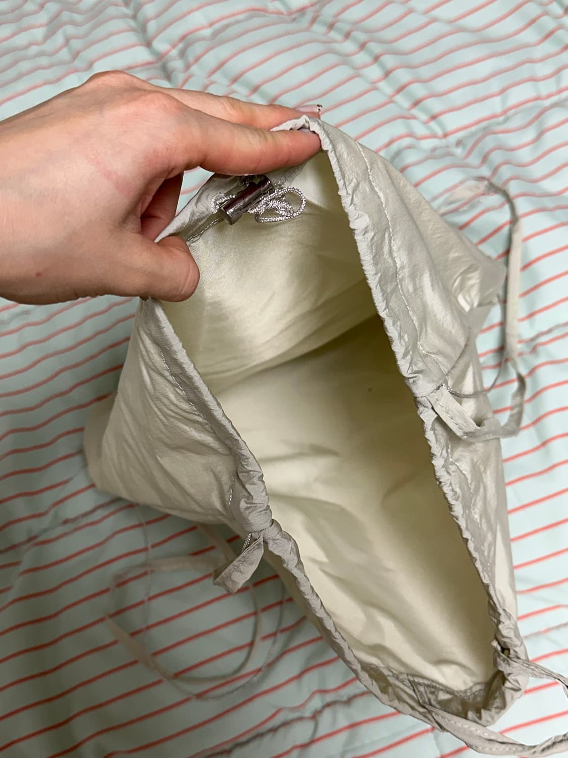 헤이그 백팩 실버 상품이미지8