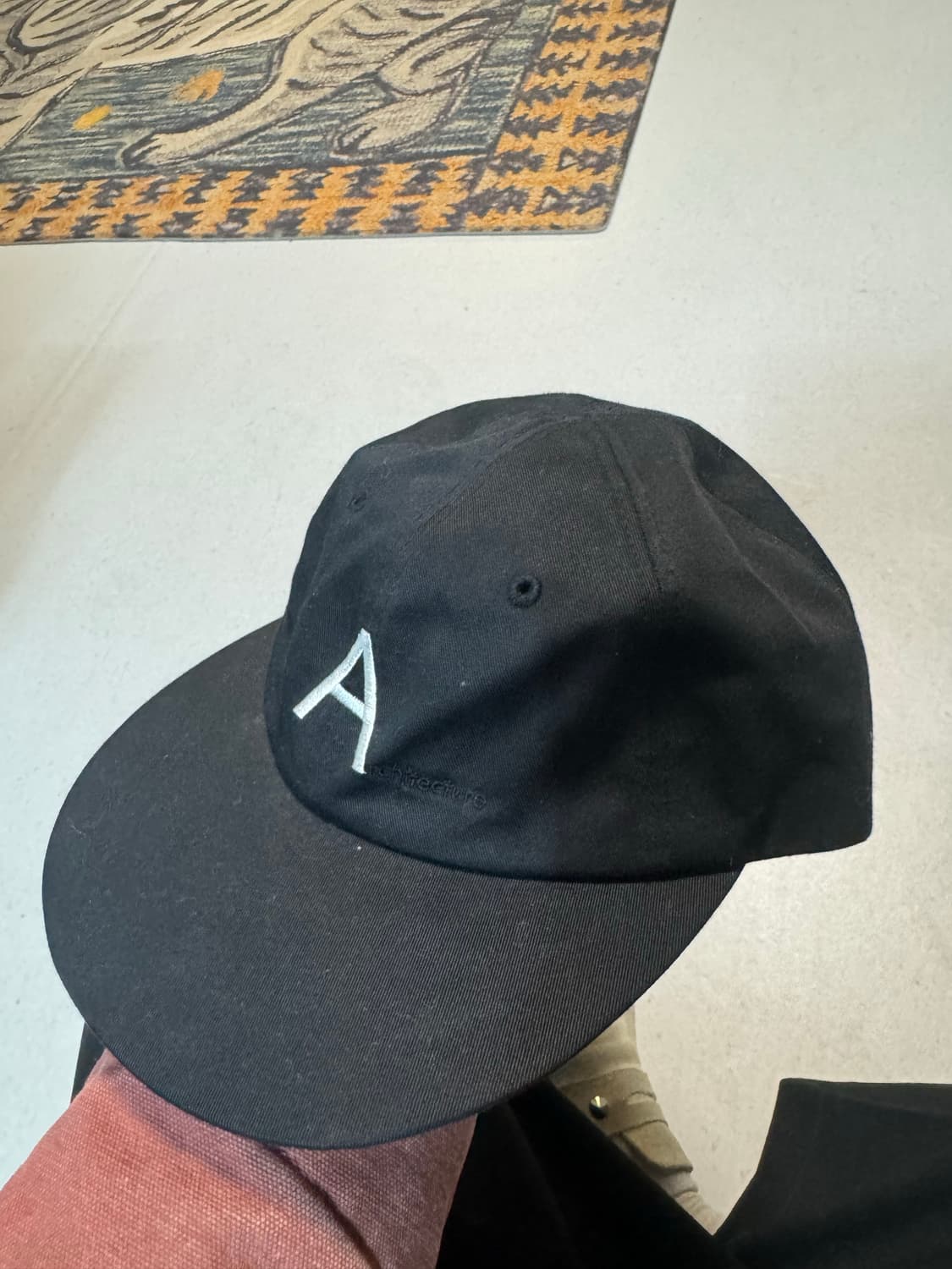 Whagi 국내브랜그 a로고 스냅백 블랙 모자 볼캡 상품이미지2