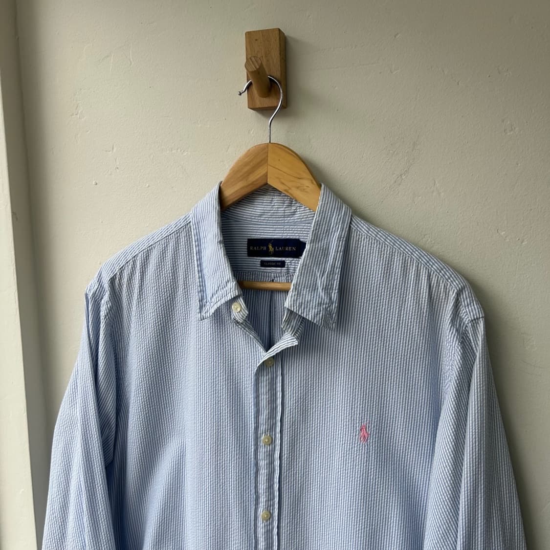 16679 - 폴로 랄프로렌 스트라이프 시어서커 셔츠 상품이미지1