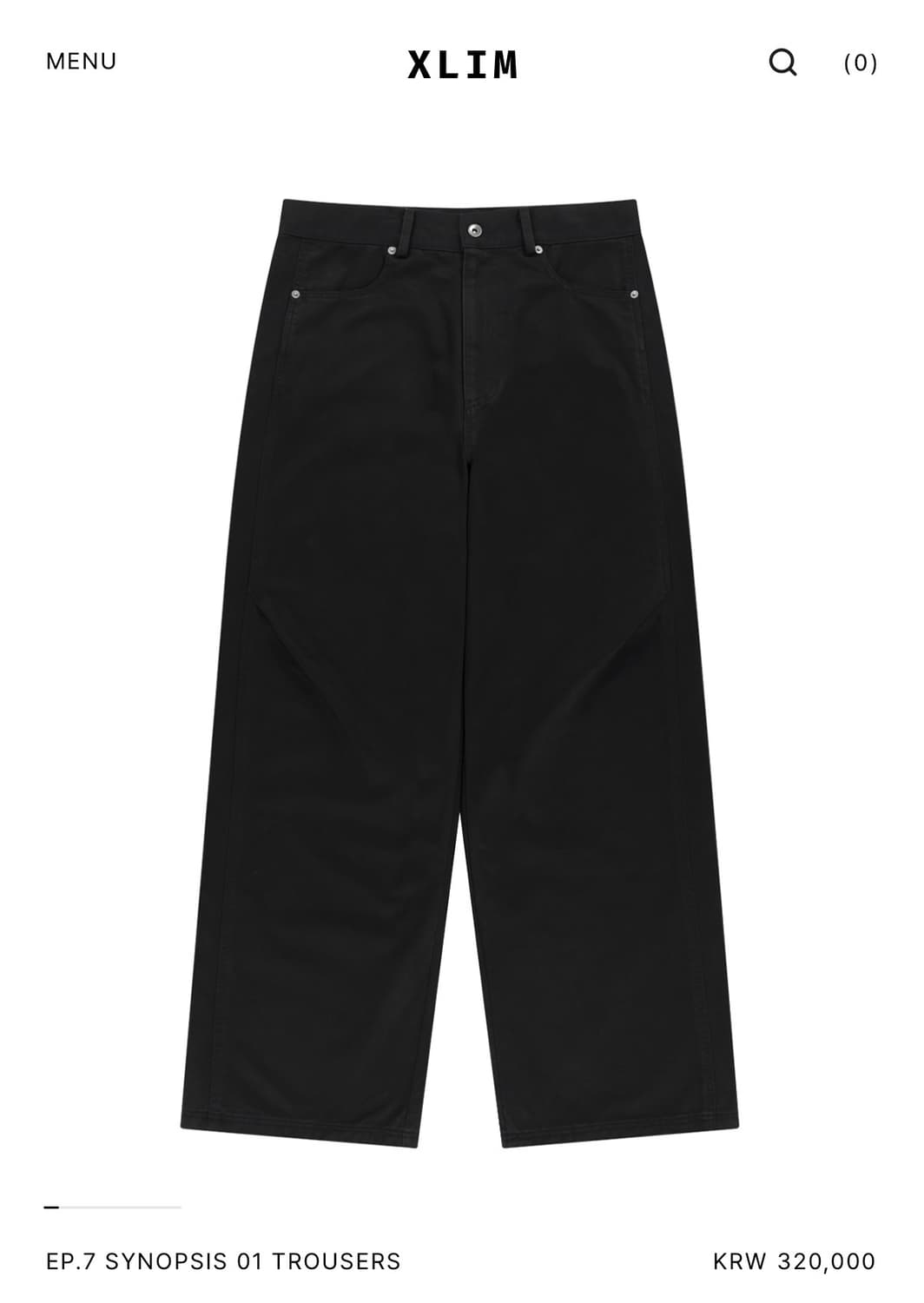 xlim ep.7 synopsis 01 trousers Msize 상품이미지2