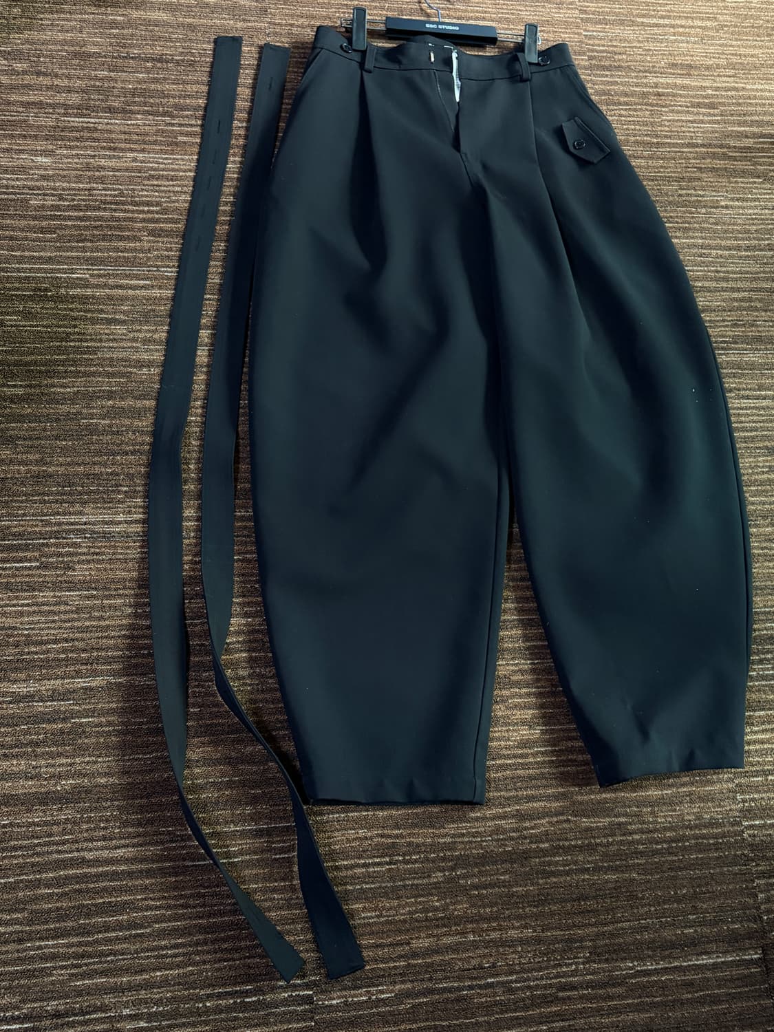 suspender balloon pants(black) 상품이미지7