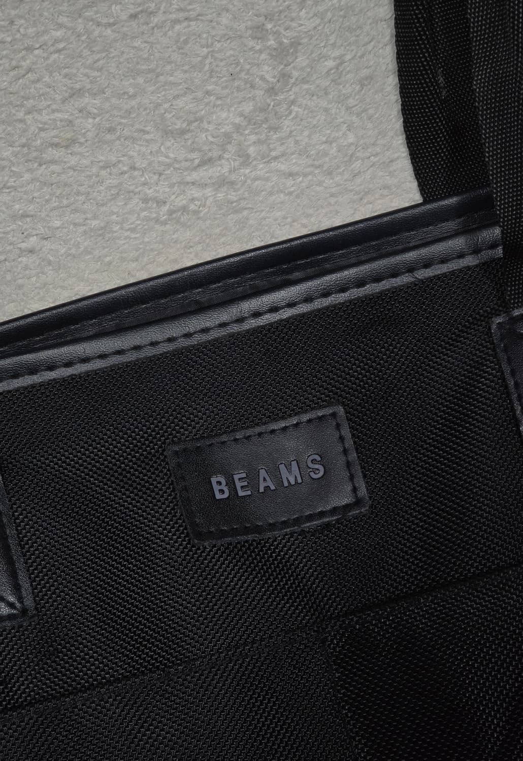 Beams 빔즈 블랙 토트백 상품이미지1