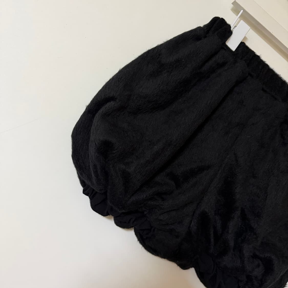 새상품 여자 모헤어 펌킨 반바지 (블랙) 상품이미지2