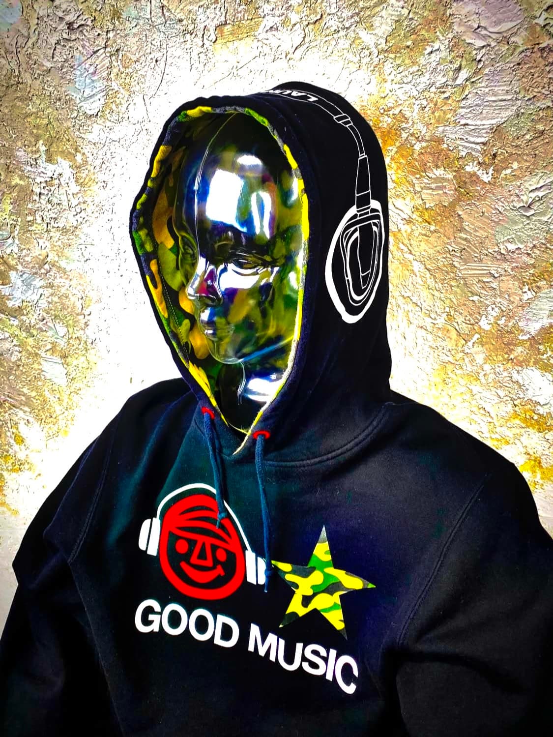LAUNDRY “Good Music” 헤드폰 풀오버 스웻 후드 티셔츠 상품이미지4