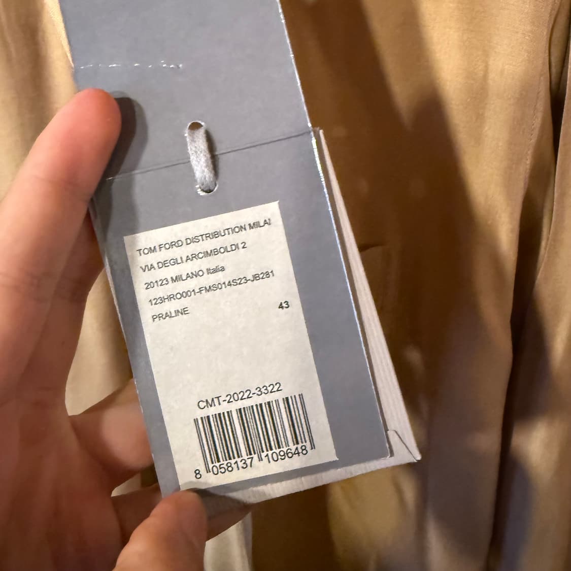 톰포드 실크 비스코스 셔츠 새상품  상품이미지5