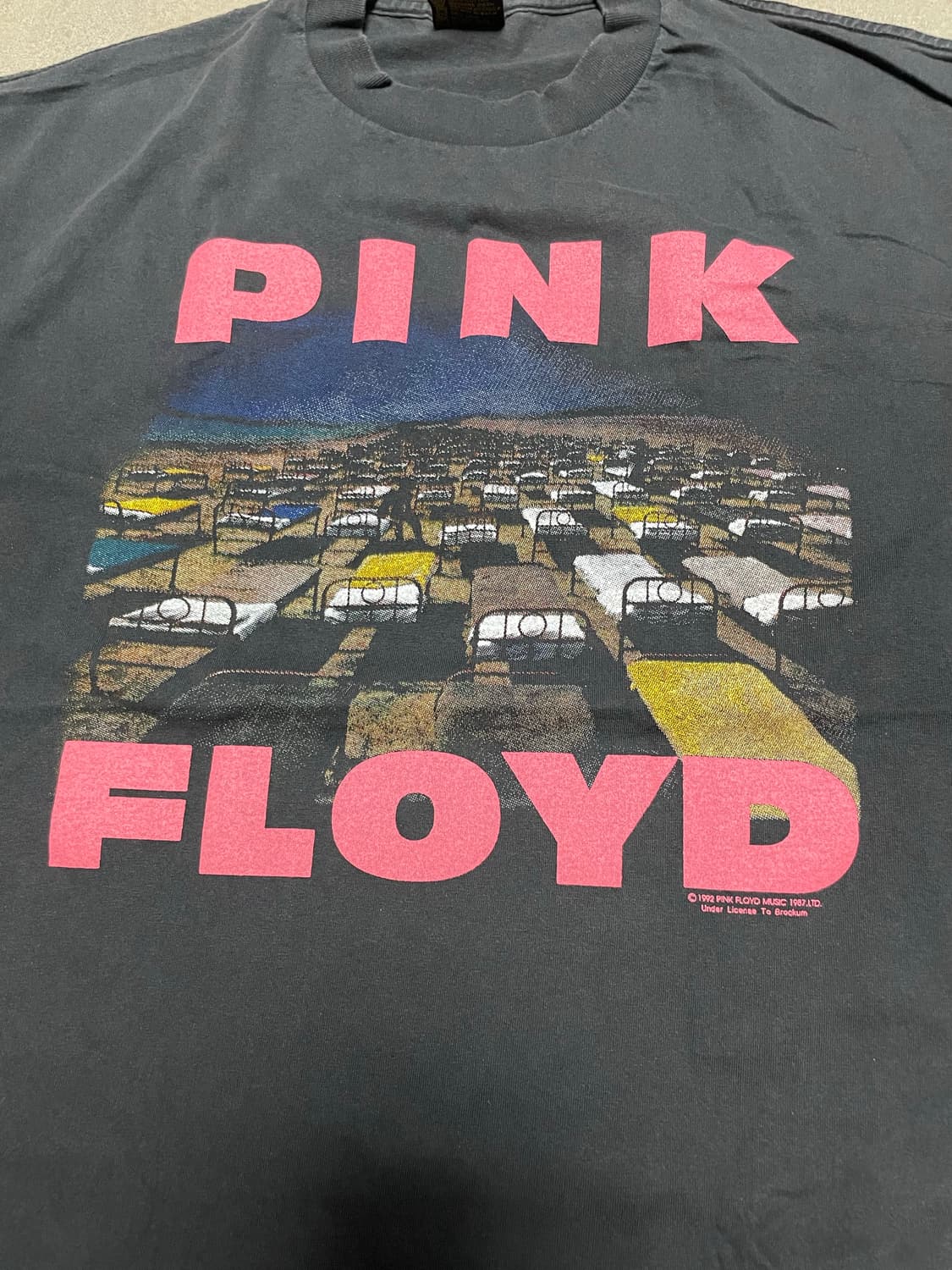 핑크플로이드 pink floyd 빈티지 밴드 티셔츠 브로컴 리프로 상품이미지2