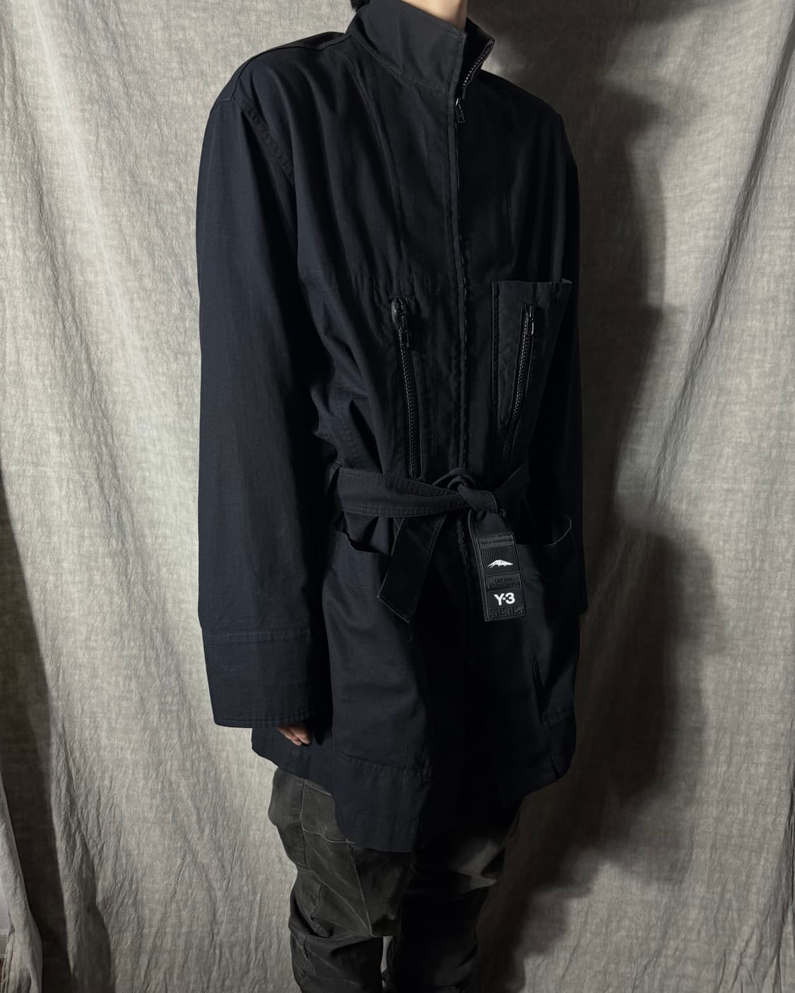 Y-3 Utility Belted Zip-Up Jacket / Coat 상품이미지1
