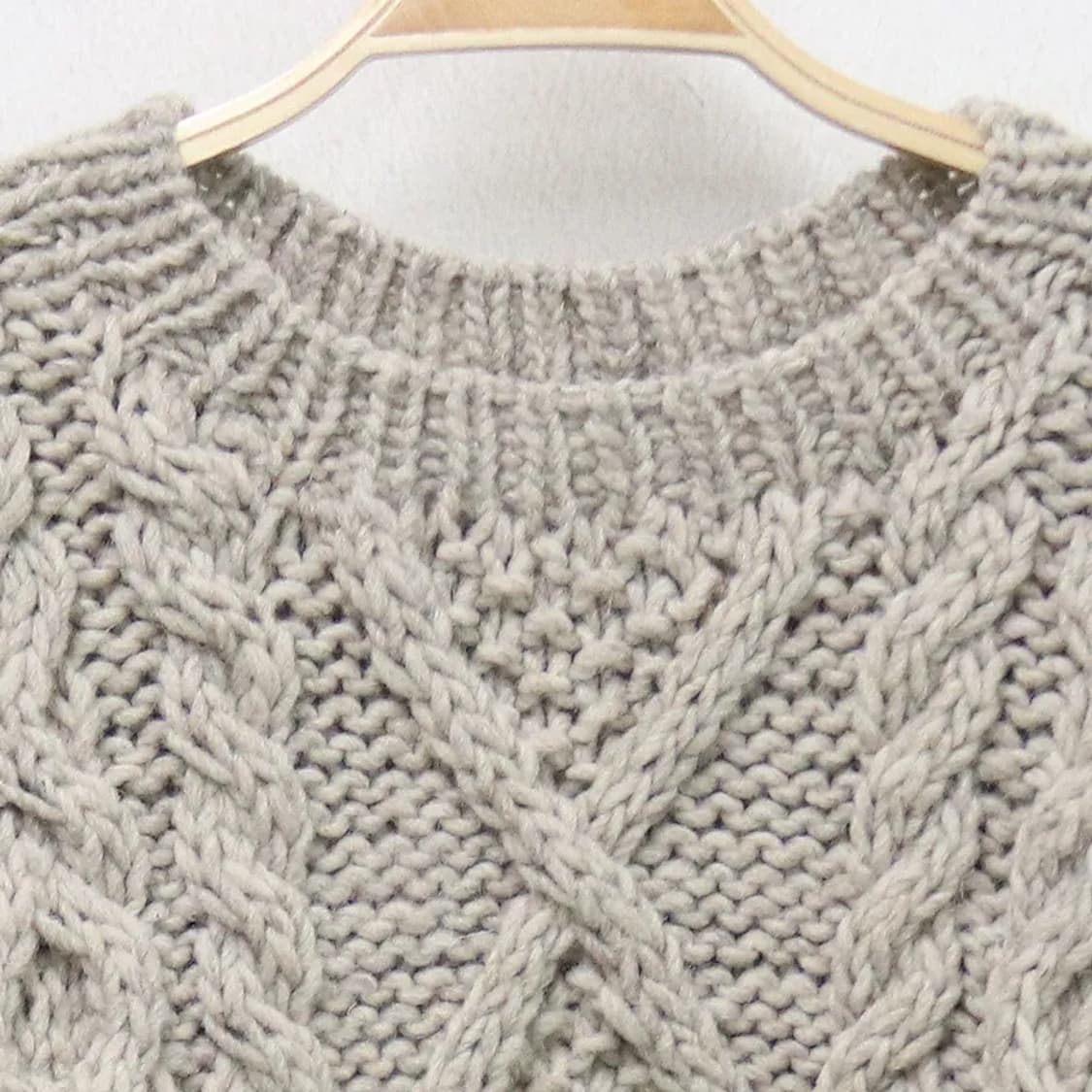 KAGURE RERUVIAN KINT 울 꽈배기 니트 61949 상품이미지3