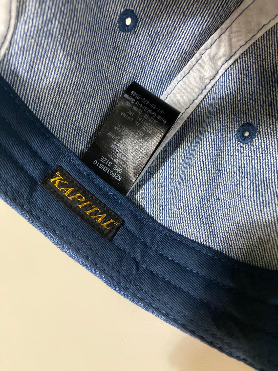 캐피탈 오사카 익스클루시브 ABCD 데님 볼캡  상품이미지3