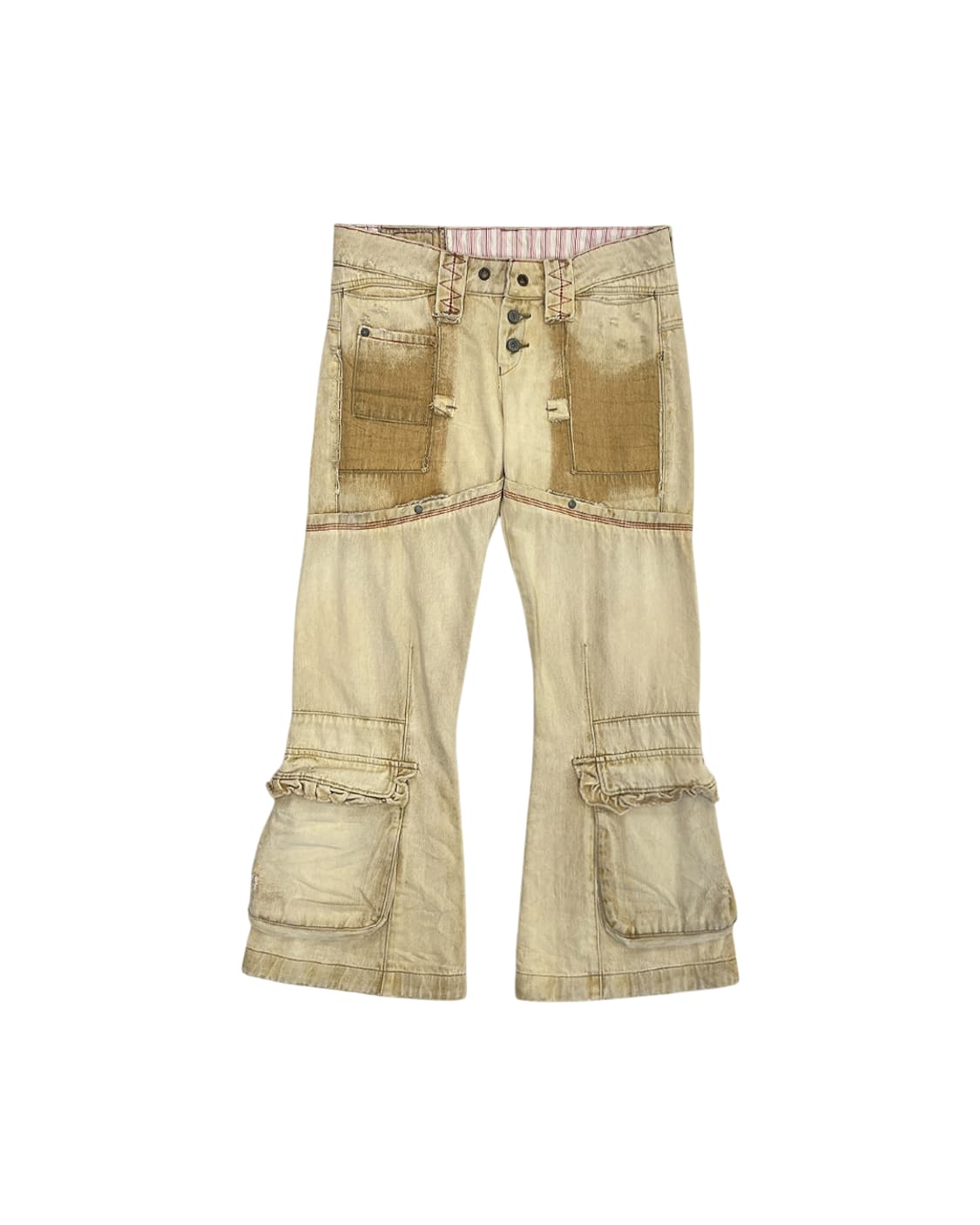 마리떼 프랑소와 저버 90s 데미지 크롭 부츠컷 팬츠 상품이미지4
