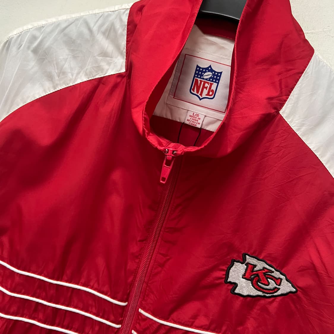 NFL 엔에프엘 캔자스시티 치프스 바람막이 자켓 L 상품이미지3
