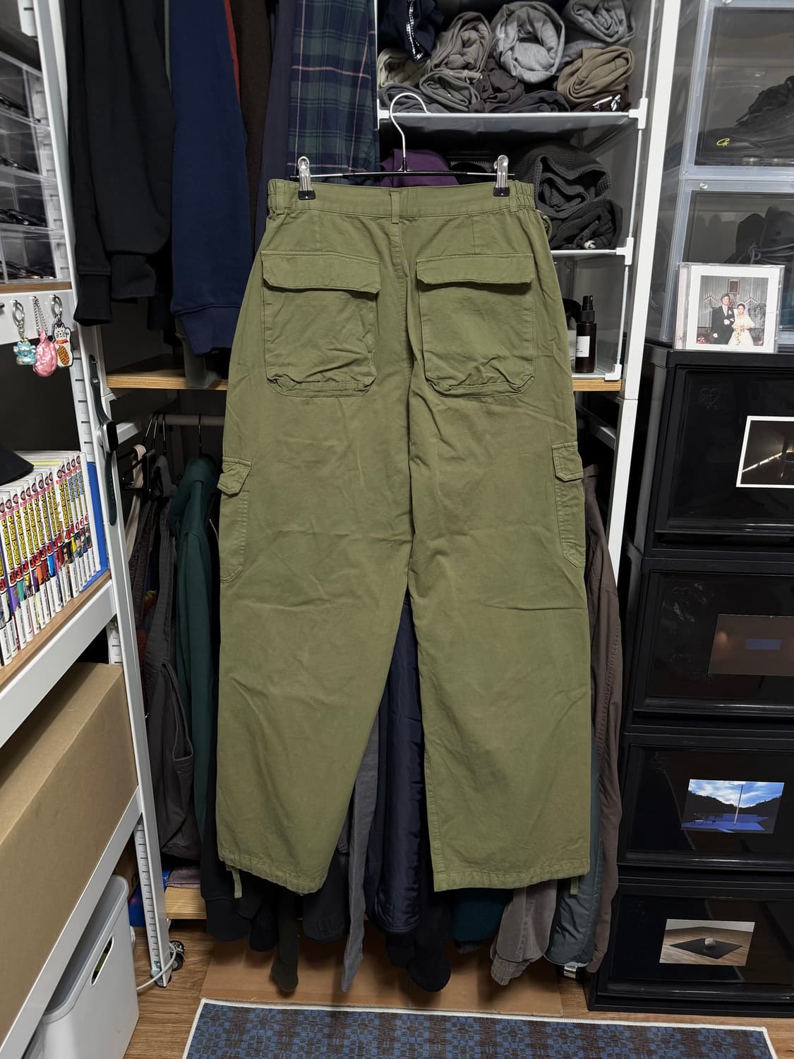 테켓 카고 팬츠 HOMEWORK PANTS KHAKI 상품이미지3