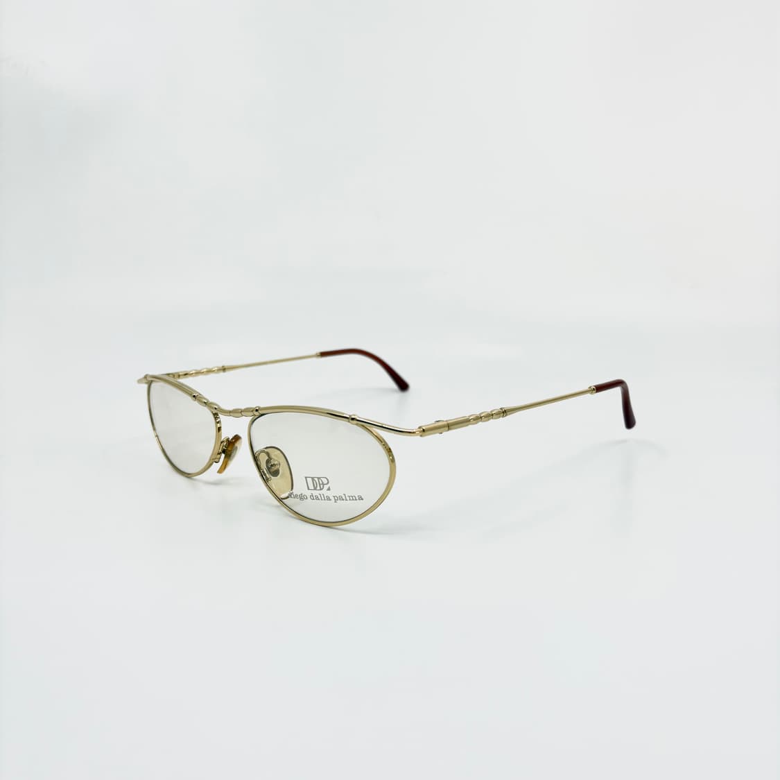 Diego Dalla Palma 이탈리아 빈티지 레트로 골드 프레임 안경 상품이미지2